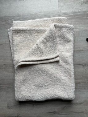Threshold Cream Plush Throw Blanket